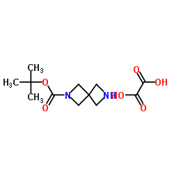 2,6-二氮杂螺[3.3]庚烷-2-羧酸叔丁酯半草酸盐结构式