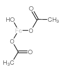 Hydroxydiacetyl iron,hydrate structure