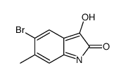 5-Bromo-6-Methylindoline-2,3-dione Structure