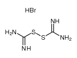 bis(formamidine)disulphide dihydrobromide Structure