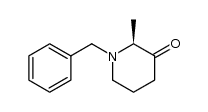 (2S)-1-benzyl-2-methylpiperidin-3-one结构式