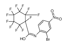 N-(2-bromo-4-nitrophenyl)-1,2,2,3,3,4,4,5,5,6,6-undecafluorocyclohexane-1-carboxamide Structure