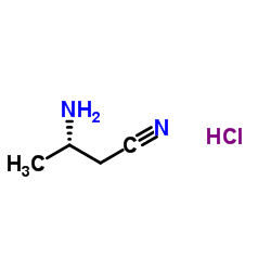 (S)-3-氨基丁腈盐酸盐结构式