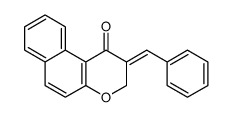 2-benzylidenebenzo[f]chromen-1-one Structure
