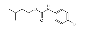 isoamyl 4-chlorophenylcarbamate Structure