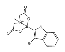 3-Bromobenzothiophene-2-boronic acid MIDA ester Structure