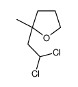 2-(2,2-dichloroethyl)-2-methyloxolane结构式