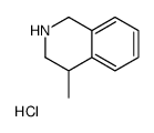 4-甲基-1,2,3,4-四氢异喹啉盐酸盐结构式