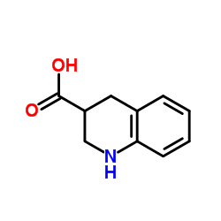 1,2,3,4-Tetrahydro-3-quinolinecarboxylic acid Structure