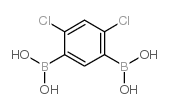 (4,6-DICHLORO-1,3-PHENYLENE)DIBORONIC ACID Structure