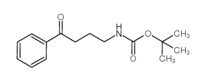 (4-氧代-4-苯基丁基)氨基甲酸叔丁酯结构式