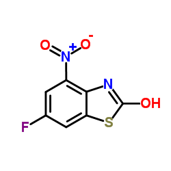 6-Fluoro-4-nitro-1,3-benzothiazol-2(3H)-one Structure