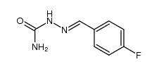 4-fluoro-benzaldehyde-semicarbazone结构式