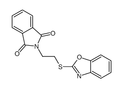 2-[2-(1,3-benzoxazol-2-ylsulfanyl)ethyl]isoindole-1,3-dione Structure