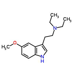 N,N-diethyl-2-(5-methoxy-1H-indol-3-yl)ethanamine Structure