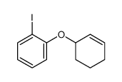 1-cyclohex-2-en-1-yloxy-2-iodobenzene结构式