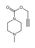 1-Piperazinecarboxylicacid,4-methyl-,2-propynylester(9CI) Structure