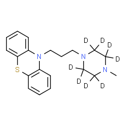 培拉嗪-d8 二盐酸盐结构式