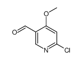 6-Chloro-4-methoxypyridine-3-carbaldehyde structure