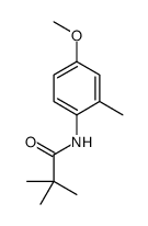 N-(4-methoxy-2-methylphenyl)-2,2-dimethylpropanamide Structure