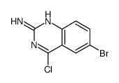 6-溴-4-氯喹唑啉-2-胺结构式