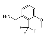 [3-methoxy-2-(trifluoromethyl)phenyl]methanamine结构式