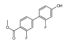 methyl 2-fluoro-4-(2-fluoro-4-hydroxyphenyl)benzoate Structure