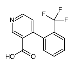 4-[2-(trifluoromethyl)phenyl]pyridine-3-carboxylic acid Structure