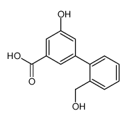 3-hydroxy-5-[2-(hydroxymethyl)phenyl]benzoic acid Structure
