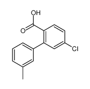 4-chloro-2-(3-methylphenyl)benzoic acid结构式