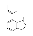 7-(1-Methyl-1-propenyl)indoline Structure