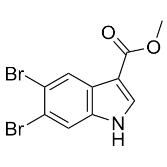 Methyl 5,6-dibromo-1H-indole-3-carboxylate Structure