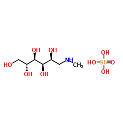 葡甲胺锑酸盐结构式