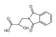 (S)-3-(1,3-DIOXOISOINDOLIN-2-YL)-2-HYDROXYPROPANOIC ACID Structure