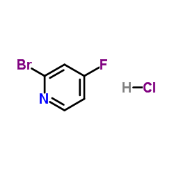 2-bromo-4-fluoropyridine hydrochloride结构式