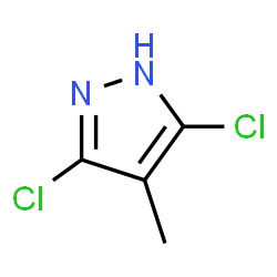 1H-Pyrazole,3,5-dichloro-4-methyl-(9CI) Structure