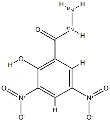 [15N2]-3,5-二硝基水杨酰肼结构式