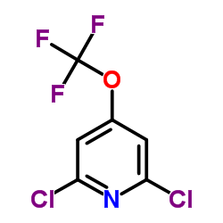 2,6-Dichloro-4-(trifluoromethoxy)pyridine Structure