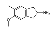 5-甲氧基-6-甲基-2-氨基茚满结构式