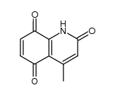 4-methyl-1H-quinoline-2,5,8-trione结构式