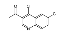 1-(4,6-dichloro-1-,5-naphthyridin-3-yl)ethanone Structure