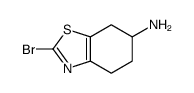 2-溴-4,5,6,7-四氢苯并[d]噻唑-6-胺结构式