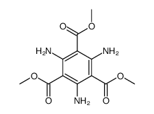1,3,5-triamino-2,4,6-tris(methoxycarbonyl)benzene结构式