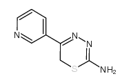 5-吡啶-3-基-6H-[1,3,4]噻二嗪-2-胺结构式
