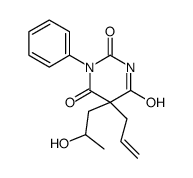 5-allyl-5-(beta-hydroxypropyl)-N-phenylbarbituric acid结构式