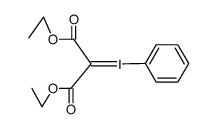bis(ethoxycarbonyl)(phenyliodinio)methanide结构式