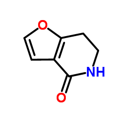 4H,5H,6H,7H-呋喃[3,2-c]吡啶-4-酮结构式