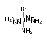mono(pentaaminorhodium(VIII)) monobromide Structure
