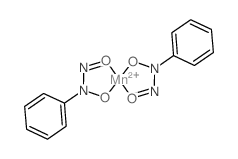 Manganese,bis[N-(hydroxy-kO)-N-(nitroso-kO)benzenaminato]- structure