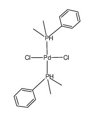 bis(dimethylphenylphosphine) palladium(II) chloride结构式